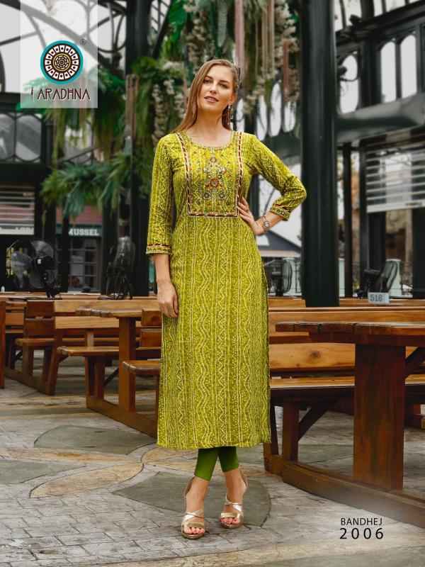 Aradhna Bandhej 2 Festive Wear Designer Kurti Collection